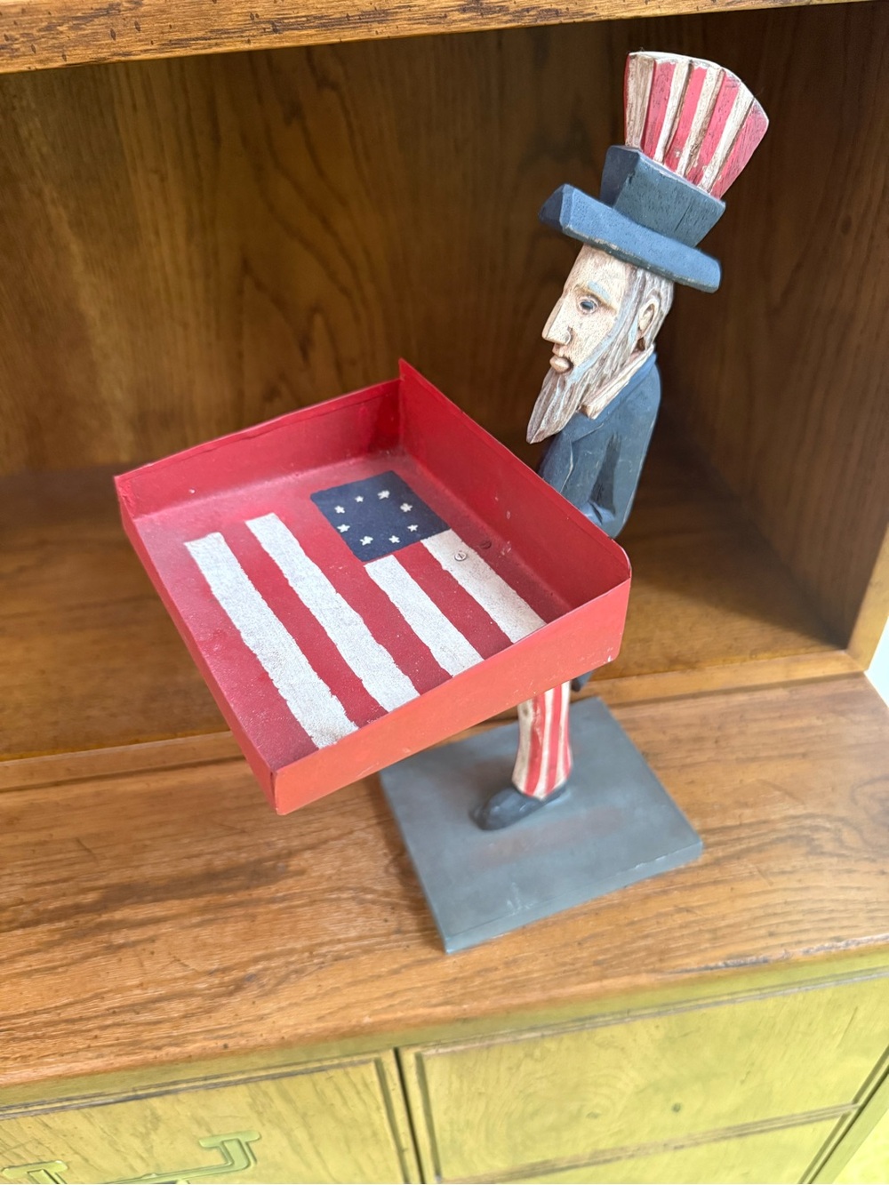 Patriotic Uncle Sam Decorative Tray